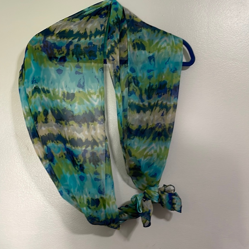 Print wide scarf